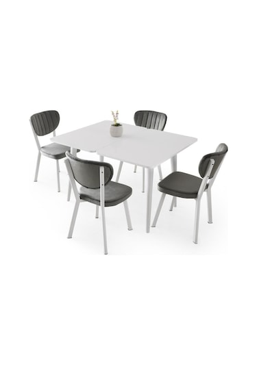 Rüya Elma Mdf Mutfak Masası Sandalye Takımı 60x100