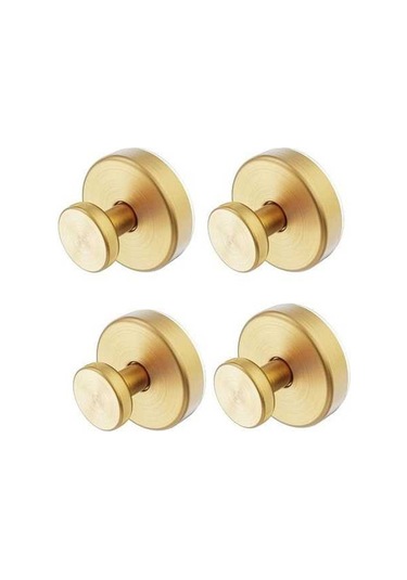 Besthome1 Altın Renk Banyo Sümükli Kanca Sus304, 6.8kg Kapasite, Delme Yok, 4 Adet Yüksek Kalite Çelik Altın