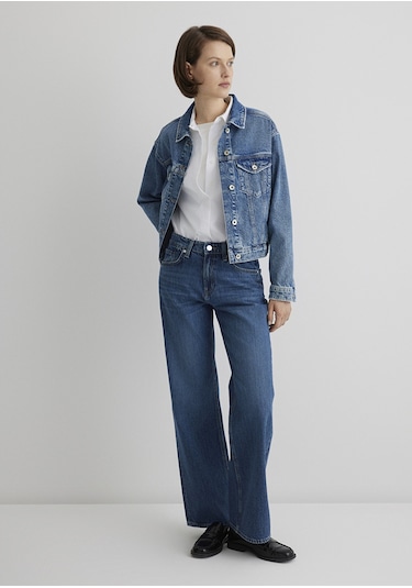 Mavi - Megi Mavi Premium Indigo Mavisi Jean Ceket 1110389-89162 Mavi