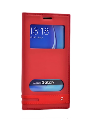 Galaxy Uyumlu J2 Kılıf Elite Pancereli Kapaklı Kılıf
