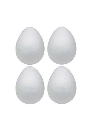 Mas Mileo Strafor Köpük Figür - Yumurta - 8cm - 4'lü Paket 1861