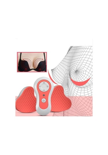 Dm Şarj Edilebilir Elektrikli Göğüs Masaj Aleti - Turuncu Renk, Rahatlatıcı