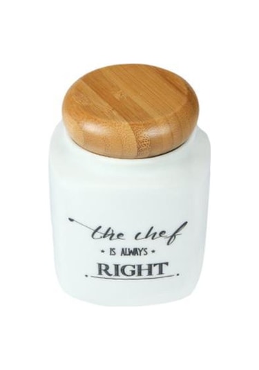 Porland Be Happy Kapaklı Baharatlık 235cc Beyaz