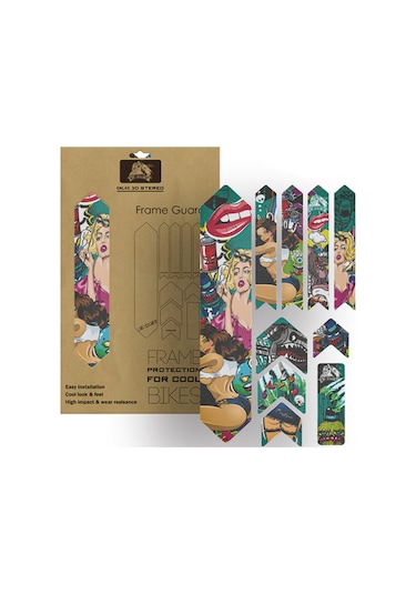 Neevoyu "dayanıklı Bisiklet Koruyucu - Çizilmelere Karşı Su Geçirmez Uv Korumalı Pvc Şerit"