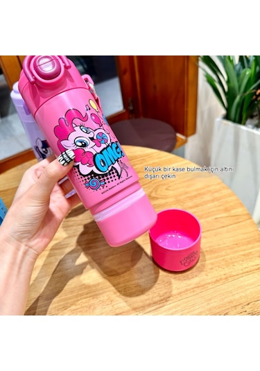 Benim Küçük Midilli Çocuk Termos Bardağım- Mor