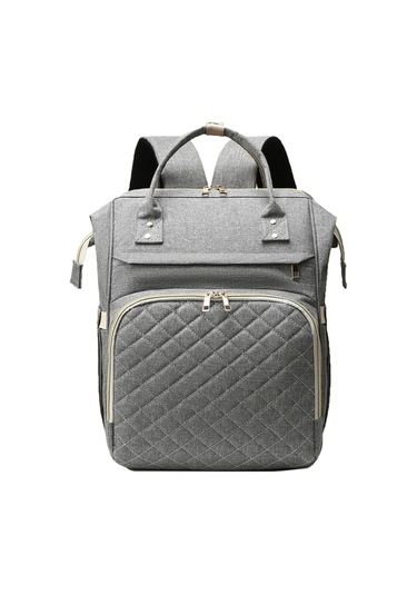 Vkemall Taşınabilir Bebek Bezi Çantası Sırt Çantası Büyük Kapasiteli Suya Daya