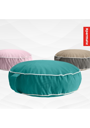 Xpermate Fermuarlı Kedi Köpek Minderi Kedi Köpek Yatağı Turkuaz