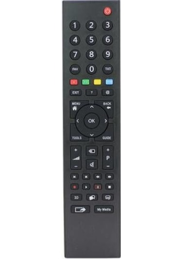 Arçelik Uyumlu 3D Smart Led Televizyon Kumandası-Pil - Gün B