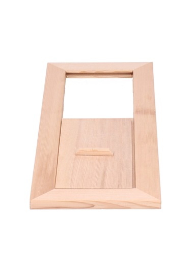 Youmex Sauna Odunlu Ayarlanabilir Havalandırma Izgarası, Buhar Odaları İçin Ventilasyon Paneli Aksesuarı