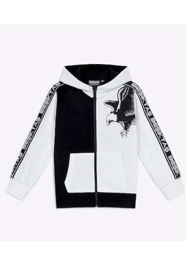Beşiktaş Kartal Baskılı Kapüşonlu Çocuk Sweat Kutulu 001