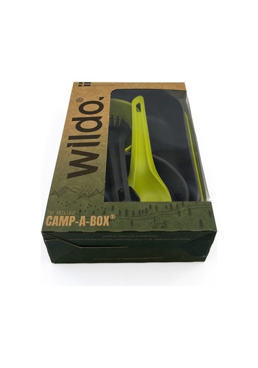 Wildo Camp-a-box Duo Light Yemek Seti - Limon Yeşili Yeşil