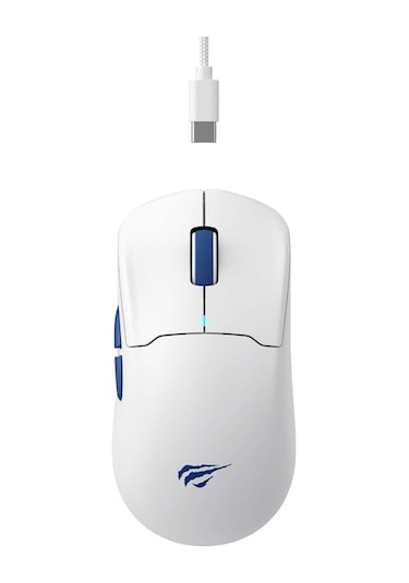 Havit Gamenote MS975WB Ultra Hafif 20.000 DPI Gaming Oyuncu Mouse 2.4GHz + Bluetooth 5.1 - Beyaz