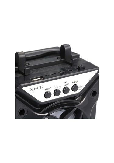 Yunboo Taşınabilir Bluetooth Hoparlör - Tf Kart Desteği, Bass Ses Kalitesi, Kare Dans İçin Siyah