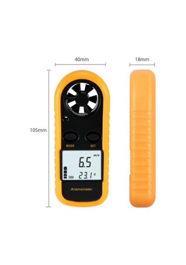 Rüzgar Hızı Ve Sıcaklık Ölçer Anemometre