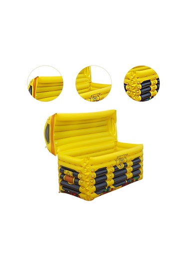 Suntek Şişme Soğutucular Partisi Dekorasyon İçecek Sarı