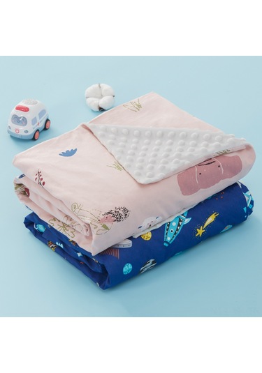 Vkemall Yumuşak Pamuklu Bebek Battaniyesi - Nefes Alabilir, Masaj Noktalı, Mevsim Geçişleri İçin 158x100cm DiğER