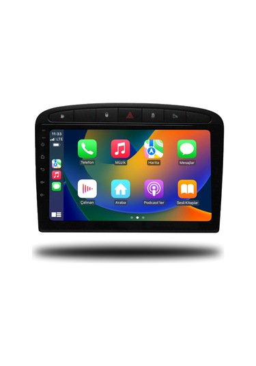 Navmina Peugeot 308 Android Carplay Multimedya 2007-2013 2gb Ram + 32gb Hafıza + 4 Çekirdek