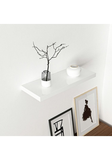 Minar Gizli Tutuculu Duvar Rafı 60 Cm