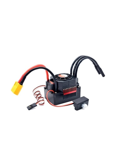Bloomnest 80a Esc Bec Xt60 Fişli 2-3s Lipo Su Fırçasız 1/10 1/8 Rc Araba Arazi Paletli Hız Kontrol Cihazı