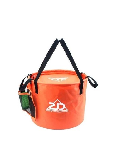 Prestigegoods 30l Katlanır 4-in-1 Pvc Balıkçı Sepeti, Dışarıda Kullanım İçin Altın