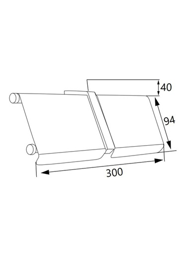 Soho Prado Tuvalet Kağıtlık İkili Kapaklı Krom