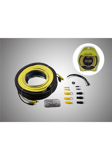 For-x 6GA Amfi Kablo Seti Kaliteli – Profesyonel Anfi Kablosu Set