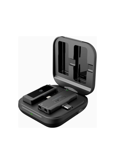 Powerology Mfi Mono Kablosuz Yaka Mikrofonu Lightning & Type-c Siyah