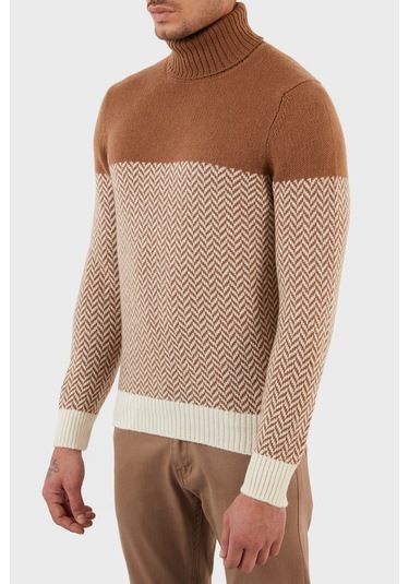 Gran Sasso Erkek Kazak 13117 22617 006 KAHVE Kahverengi