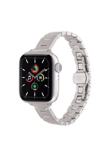 Watch 40mm Senk Krd-150 Metal Kordon Strap Kayış - Siyah