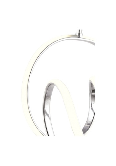 Ruby Krom 3 Renkli 48 Watt Kristal Ledli Modern Oturma Odası Salon Sarkıt Avize Diğer