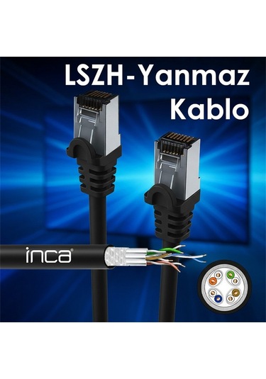 Inca Icat7-500ag Outdoor S/ftp 23 Awg Lszh Network Kablo