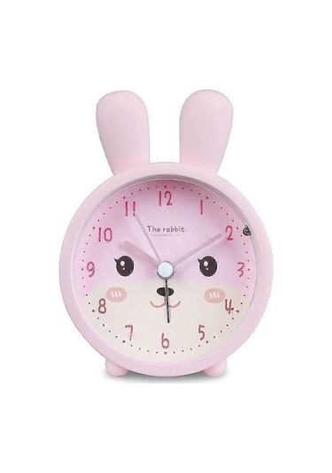 Kızlar İçin Tik Tak Sesi Çıkarmayan Çocuk Çalar Saat, Tavşan Çocuk Çalar Saat Sessiz Çalar Saat W Souv Diğer