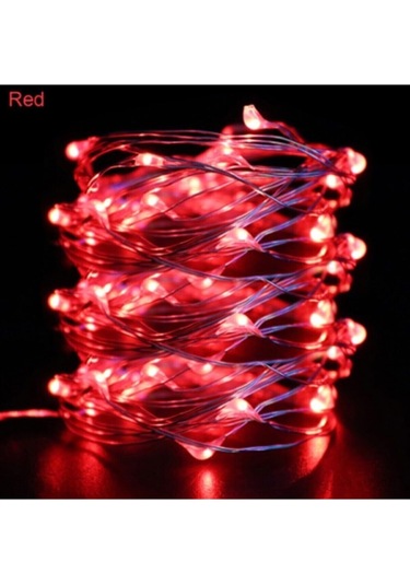 Peri Led 3 Metre Kırmızı Renk Dekoratif Aydınlatma Kırmızı