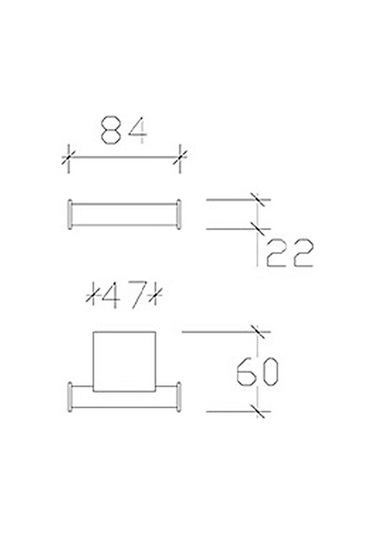 Tema Eva İkili Banyo Askılığı Bornozluk Paslanmaz Krom