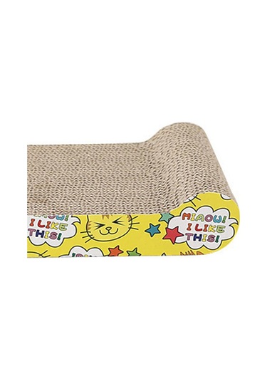 Suntek Kedi Tırmalayıcı Karton Yuva Tırmalama Kemik-44x20.5x5.5cm