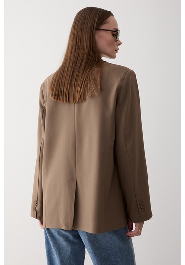 Haki Blazer Ceket - 7619 Haki