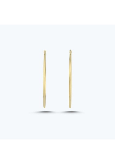 Altınbaş Altın Halka Küpe Akp0244-y-25977-50mm Çok Renkli