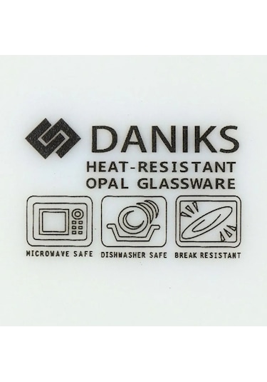 Daniks Cam Seramik Yemekte Bozukluk, Yuvarlak, 18 Cm, 0.8 Lt 207410838 Beyaz