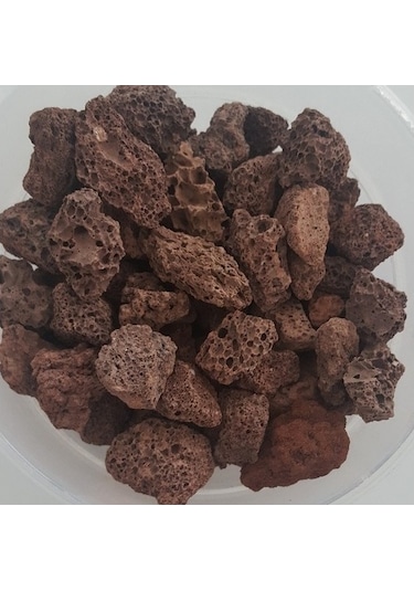 Pomza Taşı Iri Pomza 10-15 Mm Kırmızı Pomza Lav Taşı Miktar Seçin