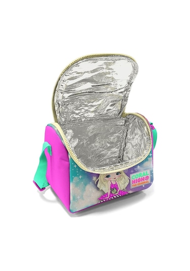Coral High Kids Su Yeşili Pembe Unicorn Desenli Thermo Beslenme Çantası 11733