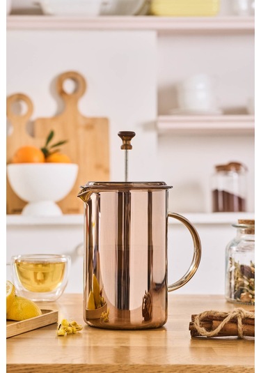 Karaca Alina French Press 800 Ml Amber Sarı