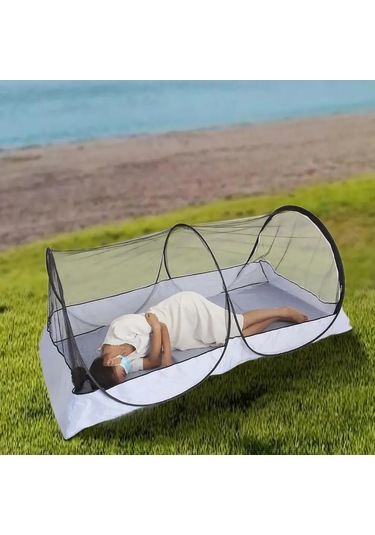 Kamp Çadır Tek Kişi Çadır Taşınabilir Cibinlik Tel Örgü Elek