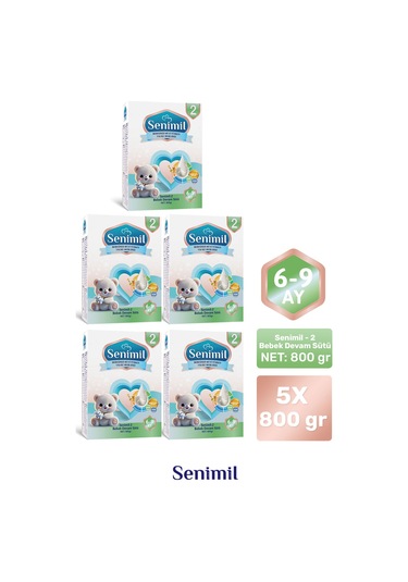 Senımıl 2 Bebek Sütü 800 G 5 Adet