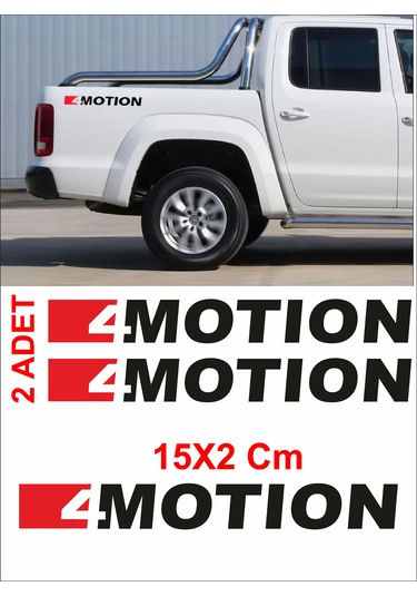 Volkswagen 4 Motion Sticker 2 Adet 00600 15x2 Cm