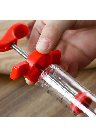 Et Marine Enjektör Set Paslanmaz  Çelik Iğne Baharat Sos Şırınga