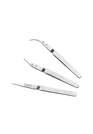 Homyl Cımbız Isıya Dayanıklı El Seramik Sivri Paslanmaz Stil B