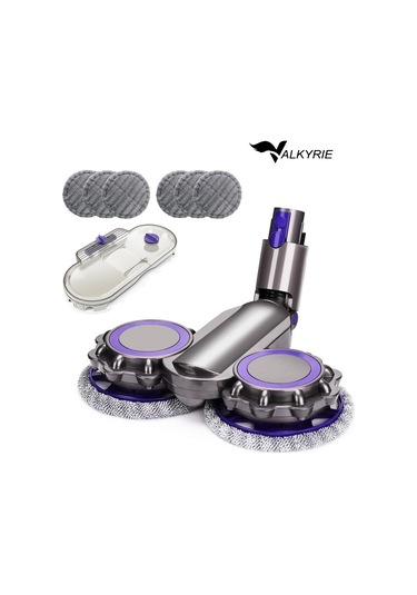 Valkyrie Uyumlu Paspas Başlığı Su Püskürtmeli Mop Başlık V7/v8/v10/v11/v15 6 Paspaslı