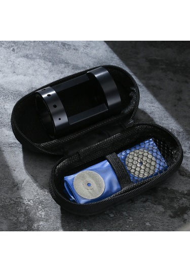 Maiyame Tıg Kaynak Tungsten Elektrot Bileme Makinesi - 10 Elmas Taşlı, 2 Mandrenli, Taşıma Çantası