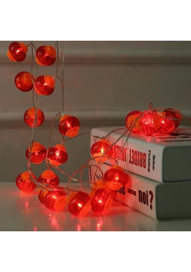 Sones 6m 40 Işık Yeni Yıl Çin Kırmızı Fener Led Işıkları Küçük Kırmızı Fener Diğer