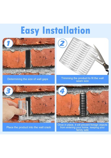 Ranyeek 25 Adet Paslanmaz Çelik Su Akışı Delik Kapağı - 2.75 İnç Sızıntı Engeli - Fare, Arı, Kertenkele, Yılan Girişi Engelleme